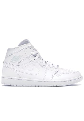 Jordan 1 Mid Triple White (2018)