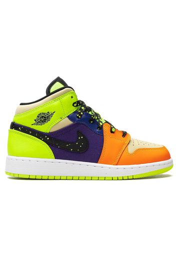 Jordan 1 Mid SE Volt Vivid Orange (GS)