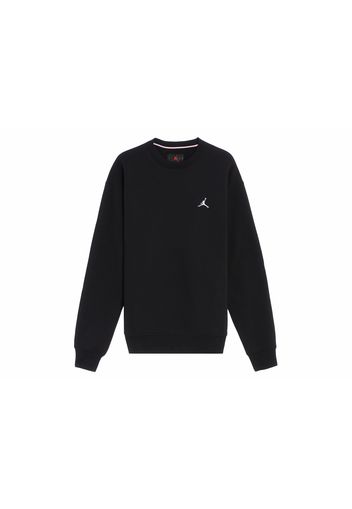 Jordan Essentials Fleece Crew Pullover Sweatshirt Black