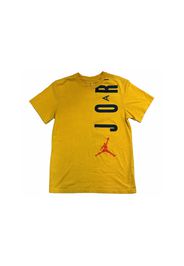 Jordan Air S/S T-Shirt Pollen/Black/Orange