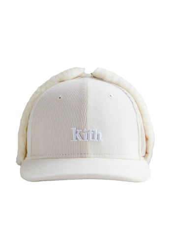 Kith New Era Serif Ear Flap Fitted Cap Sandrift