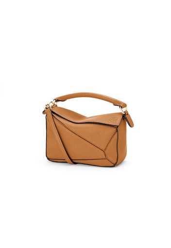 LOEWE Mini Puzzle Bag In Soft Grained Calfskin Light Caramel