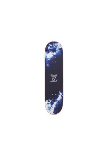 Louis Vuitton Tie-Dye Monogram Skateboard Deck Blue/White