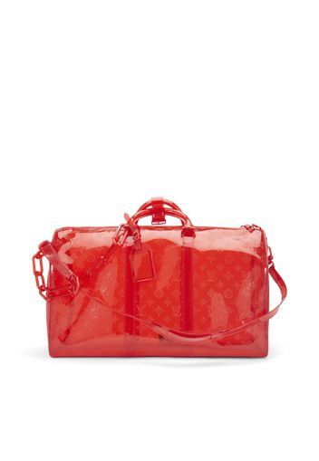 Louis Vuitton Keepall Bandouliere Monogram 50 Red