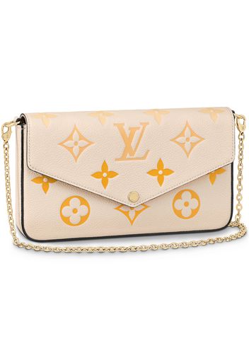 Louis Vuitton Felicie Pochette Monogram Empreinte Cream