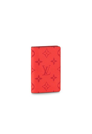Louis Vuitton Pocket Organizer Monogram Red