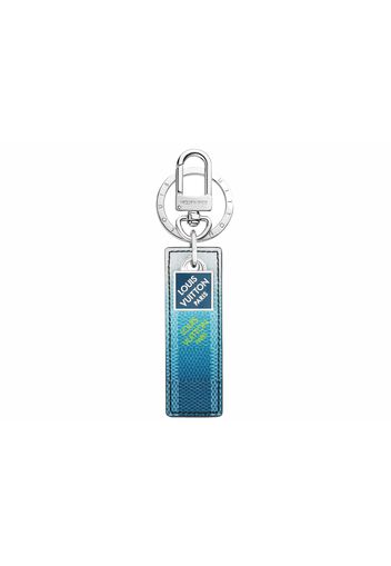 Louis Vuitton Damier Stripes Tab Bag Charm and Key Holder Gradient Blue