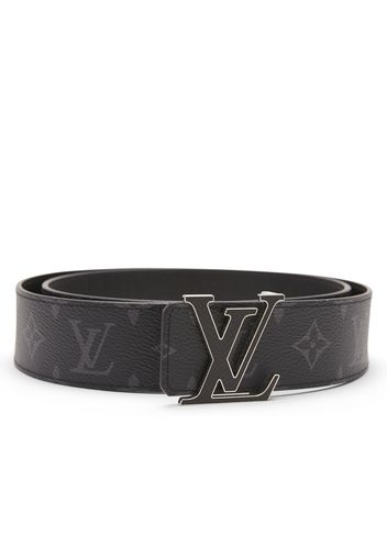 Louis Vuitton LV Initiales Reversible Belt Monogram Eclipse Taiga 40MM Black