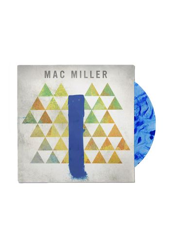 Mac Miller Blue Slide Park 2XLP Vinyl Blue Marble