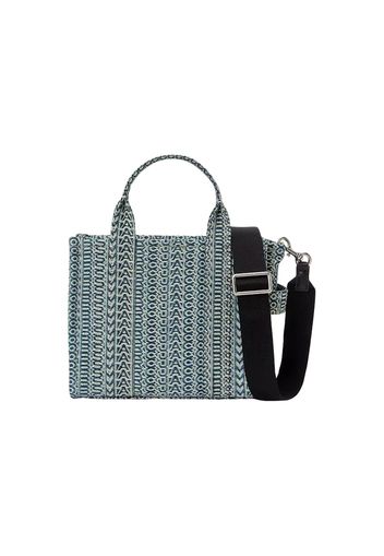Marc Jacobs The Washed Monogram Denim Small Tote Bag Denim
