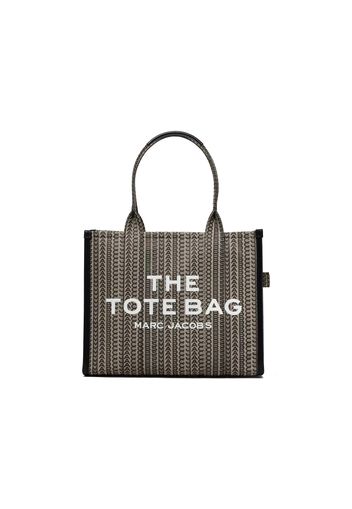 Marc Jacobs Monogram Jacquard Tote Bag Large Brown