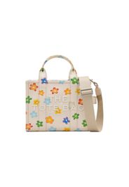 Women's Marc Jacobs Wild Daisy Canvas Small Tote in White