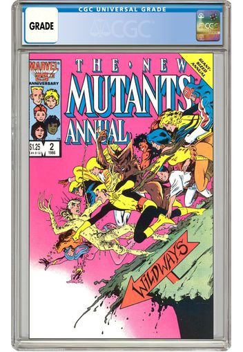 Marvel New Mutants (1983 1st Series) Annual #2 Comic Book CGC Graded