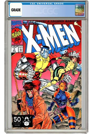 Marvel X-Men #1 B - Gambit, Psylocke, Colossus, and Rogue Variant Comic Book CGC Graded