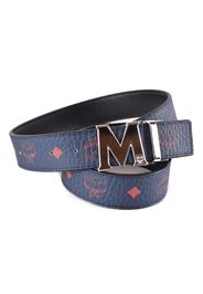 MCM Belt Visetos Blue