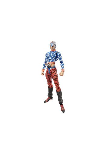 Medicos Super Action Statue JoJo's Bizarre Adventure Part 5 Golden Wind Guido Mista And Sex Pistols Chozokado Action Figure Blue