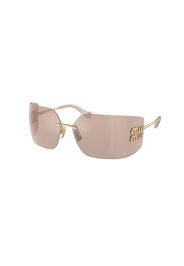 Miu Miu Irregular Sunglasses Gold (0MU 54YS ZVN20F)