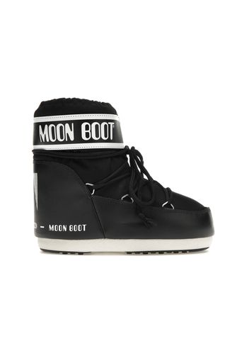 Moon Boot Icon Low Nylon Boot Black White