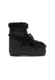 Moon Boot Icon Faux-Fur Low Boot Black