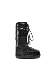 Moon Boot Icon Glitter Boot Black