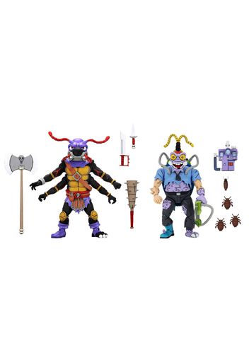 NECA Teenage Mutant Ninja Turtles Antrax and Scumbug (Cartoon) Action Figure