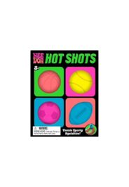 NeeDoh Schylling Teenie Hot Shots Squishy Fidget Toy Set of 4 Orange/Green/Pink/Blue