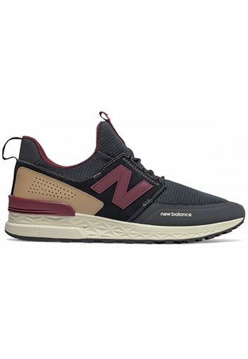 New Balance 574 Sport Decon Black Burgundy