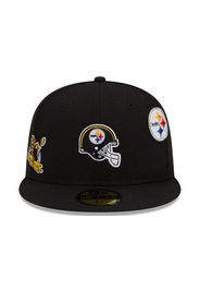 New Era Just Don Pittsburgh Steelers 59Fifty Fitted Hat Black