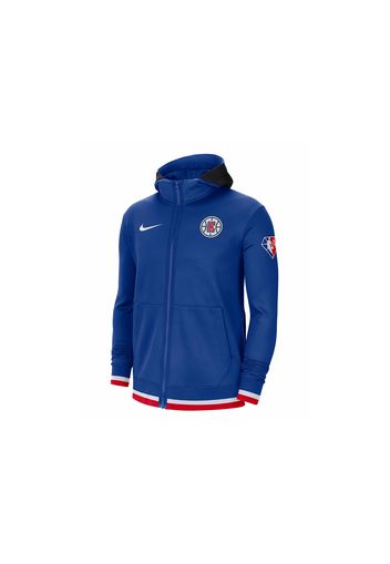 Nike NBA Los Angeles Clippers Showtime Dri-Fit Full-Zip Hoodie Blue