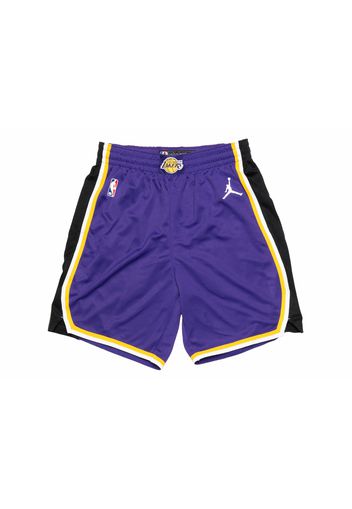 Nike LA Lakers Statement Edition 2020 Swingman Shorts Field Purple/White