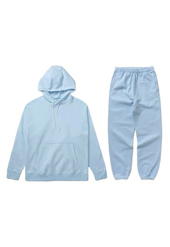 Nike NRG Solo Swoosh Fleece Hoodie & Joggers Set Celestine Blue/White