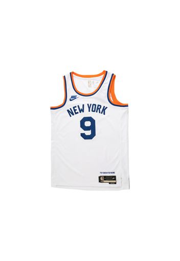 Nike NBA New York Knicks RJ Barrett Classic Edition Jersey White/Blue