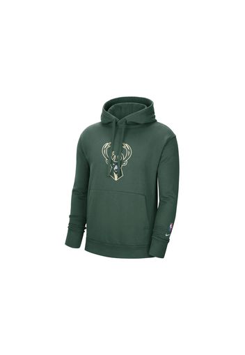 Nike NBA Milwaukee Bucks Essential Fleece Pullover Hoodie Dark Green