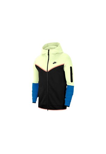 Nike Sportswear Tech Fleece Full-Zip Hoodie Lime Ice/Black/Signal Blue/Black