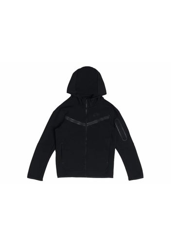 Nike Sportswear Kids' Tech Fleece Full-Zip Hoodie (Plus Size) Black/Black