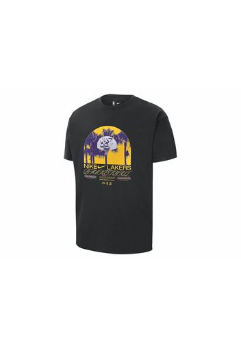 Nike NBA Los Angeles Lakers Courtside Max 90 T-shirt Black