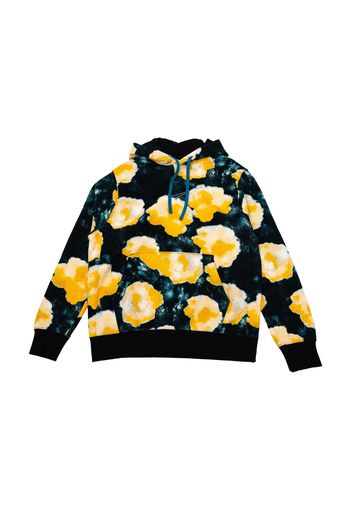 Nike Sportswear Club Floral Hoodie Black