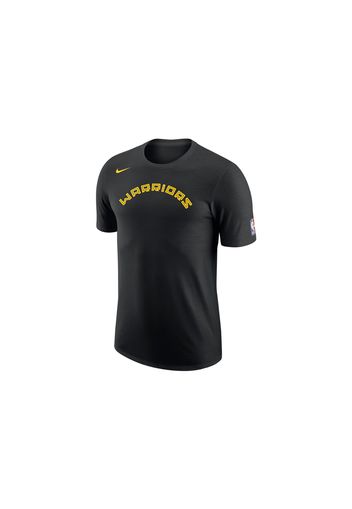 Nike NBA Golden State Warriors City Edition T-shirt Black/Yellow