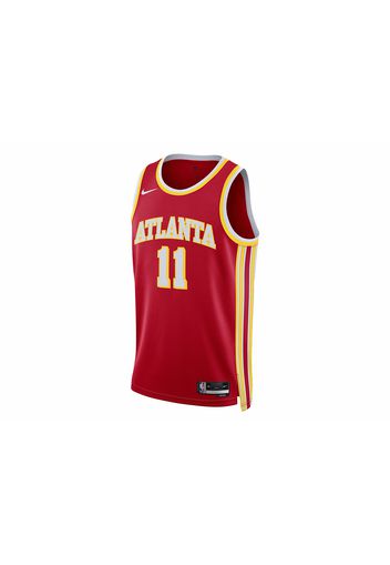 Nike NBA Atlanta Hawks Trae Young Icon Edition Swingman Jersey Red/White