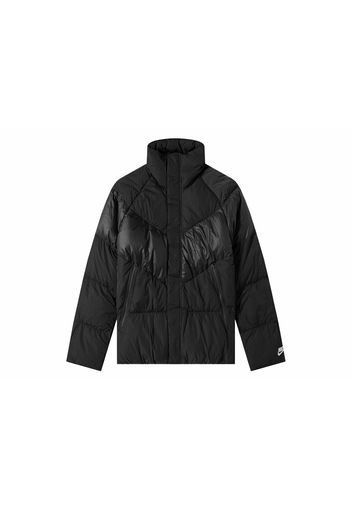 Nike Chevron Panel Puffer Down Jacket Raven Black