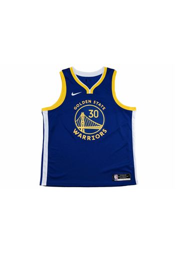 Nike NBA Golden State Warriors Stephen Curry Icon Edition Authentic Jersey Purple