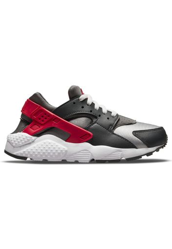 Nike Huarache Run Dark Smoke Grey University Red (GS)