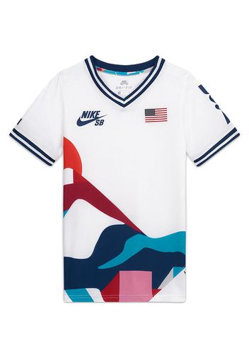 Nike SB x Parra USA Federation Kit Crew (Youth) Jersey White/Brave Blue