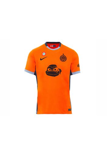 Nike Inter FC Third Stadium Jersey 2023/24 Ninja Turtles Special Edition Jersey Orange