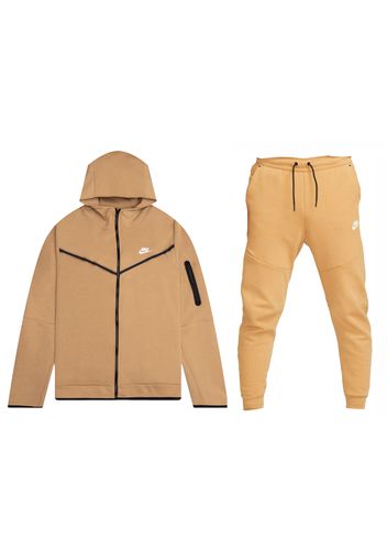 Nike Sportswear Tech Fleece Hoodie & Joggers Set Elemental Gold/Sail