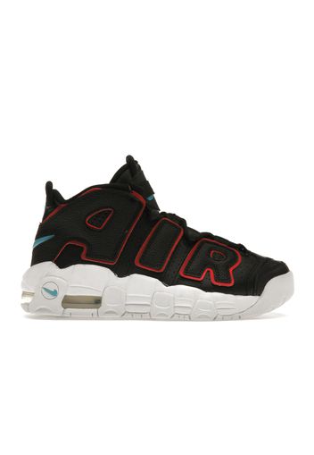 Nike Air More Uptempo Black Fusion Red (GS)