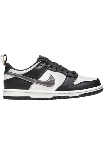 Nike Dunk Low Black White Metallic (GS)