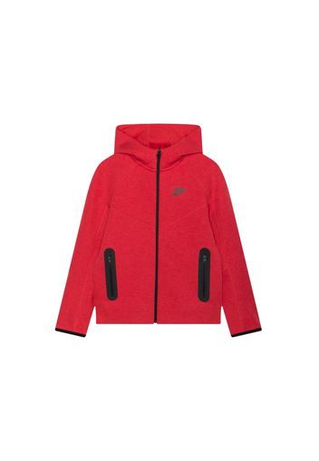 Nike Sportswear Tech Fleece Windrunner Full-Zip Hoodie Light University Red Heather/Black