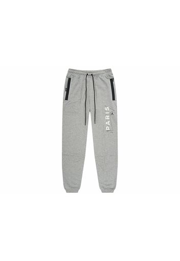 Nike Jordan Paris Saint-Germain Fleece Sweatpants Dark Grey Heather/White