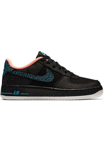 Nike Air Force 1 Low Safari Black Lagoon Crimson (GS)